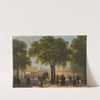 Paseo Del Prado, Madrid by Giuseppe Canella