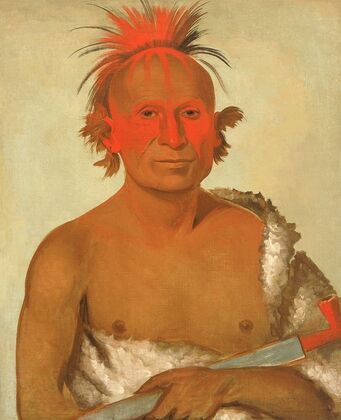 Pash-ee-pa-hÃ³, Little Stabbing Chief, the Younger, One of Black Hawk’s Braves