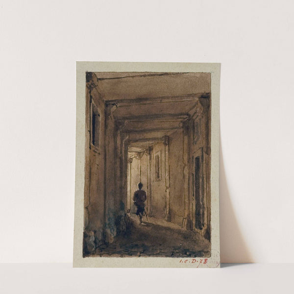 Passage des Jacobins, rue Saint Jacques. (1810) by Auguste-Sébastien Bénard