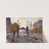 Passage des marins russes aux Boulevard Saint-Germain, 6ème arrondissement Fêtes Franco-Russes à Paris le 20 octobre 1 (1915-1945) by Fédor Hoffbauer