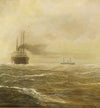 Passagierdampfer der Hapag vor Nantucket Shoals