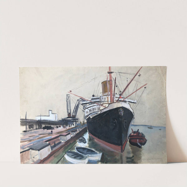 Passagierschiff &#039;Europa&#039; by Otto Geigenberger