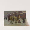 Passing Through Town On A Cold Winter’s Night by Richard Lorenz
