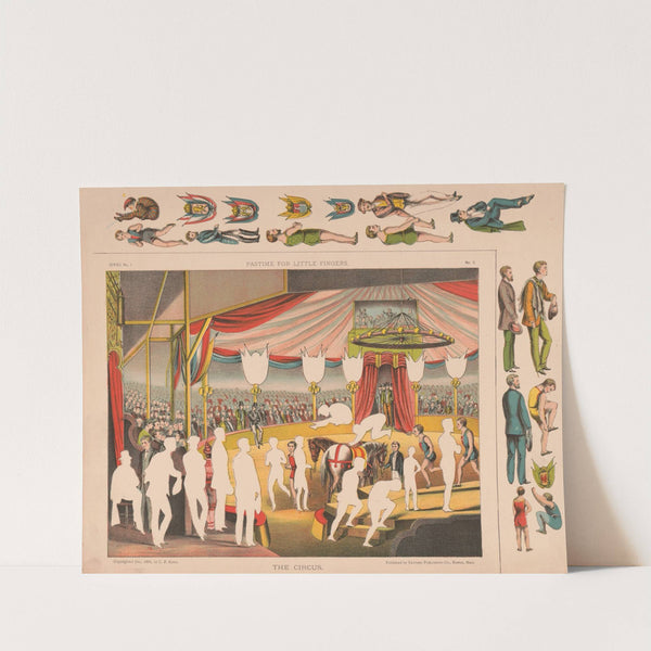 Pastime for little fingers. The Circus (1881) by Pastime Publishing Co.