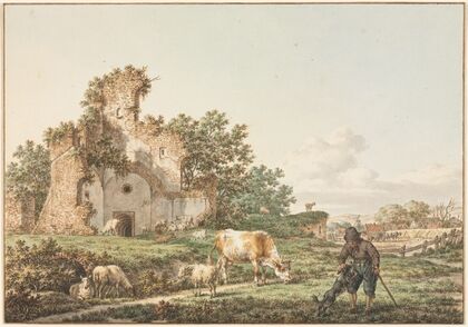 Pastoral Landscape with a Ruin (1799)