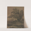 Pastoral Landscape with Figures by a Tree by Henri Fantin-Latour