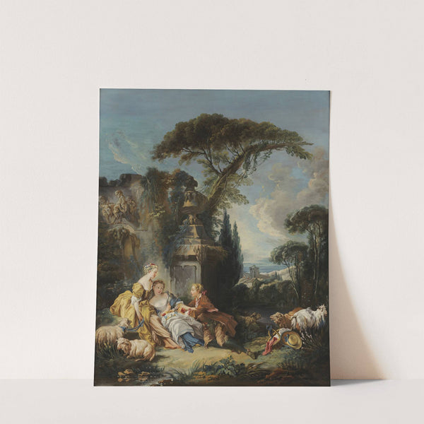 Pastoral scene (1730-1760) by François Boucher