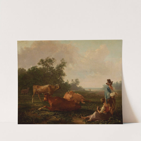 Pastoral scene (1827) by Friedrich von Nerly