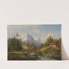 Pastorale Gebirgslandschaft by Gustav Barbarini