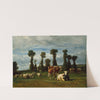 Pasture in Normandy (1852) by Constant Troyon
