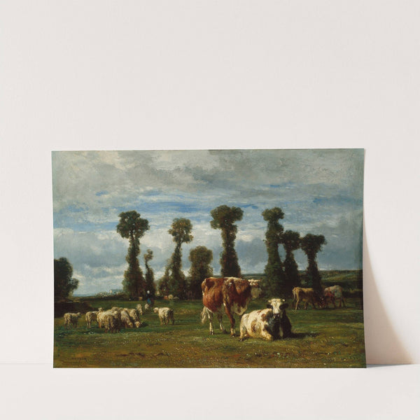 Pasture in Normandy (1852) by Constant Troyon