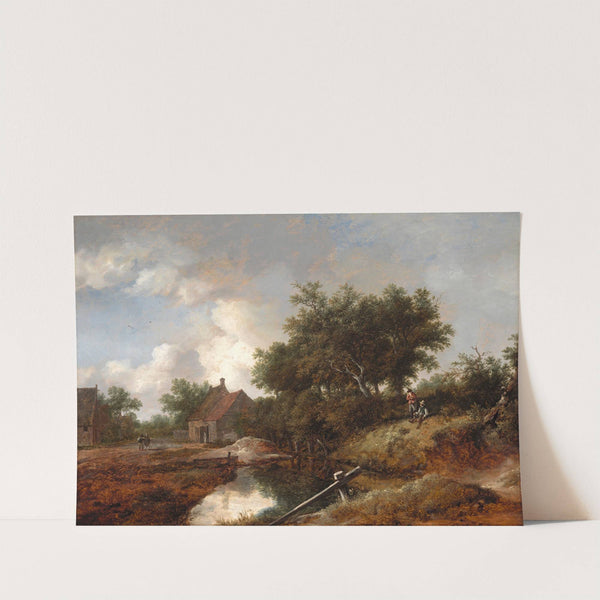 Path Leading to Farms by a Wooded Brook by Isaack van Ruisdael
