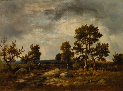 Path Near the Pond of Vipers, Fontainebleau Forest — size preview