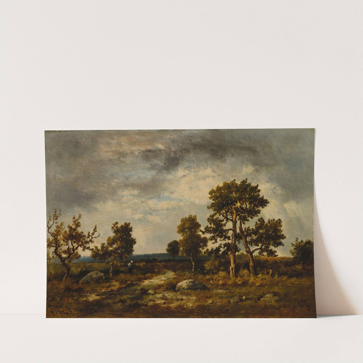 Path Near the Pond of Vipers, Fontainebleau Forest by Narcisse-Virgile Diaz de La Peña