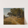 Path through California oaks by William Keith