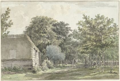 Path through the Village of Manen at Ede