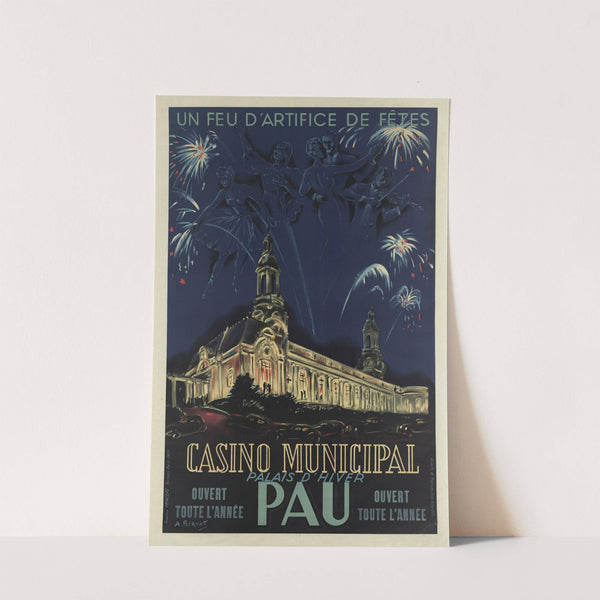 Pau – casino municipal, Palais d’hiver (1939) by A. Bernat