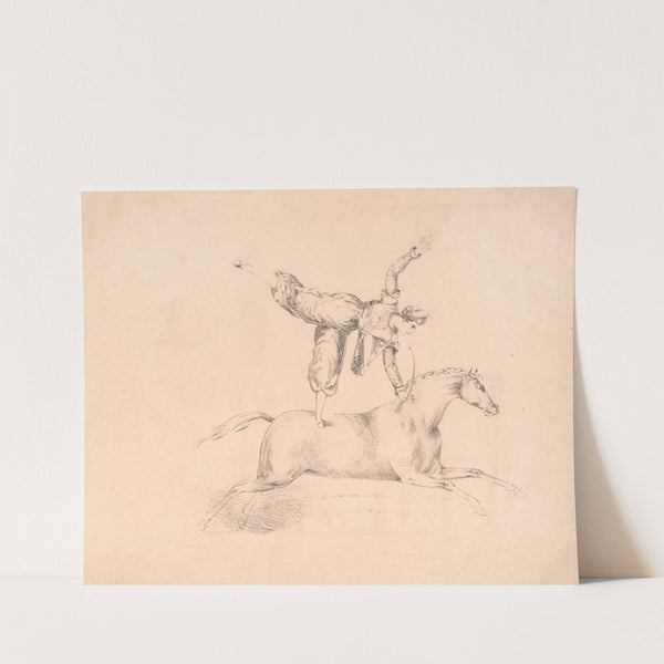 Paul of Franconi’s circus (1823) by Martha Sarah Rolls