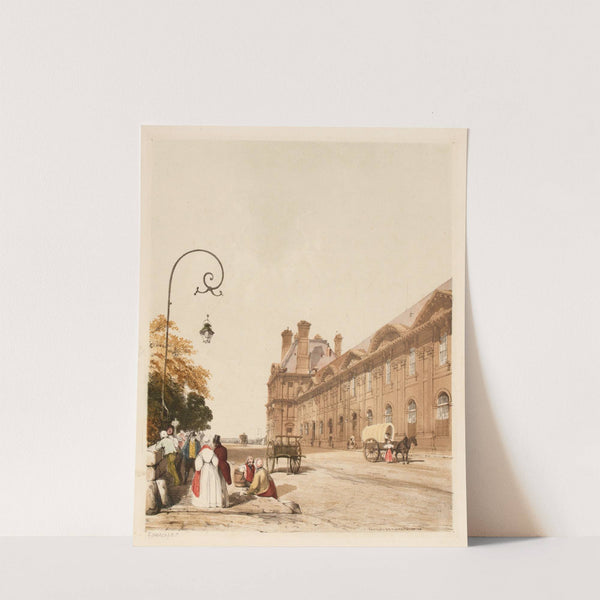 Pavillon de Flore, Tuileries. by Thomas Shotter Boys