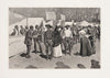 Paying the Indians for the Cherokee strip–scenes around the government paymaster’s quarters (1896)