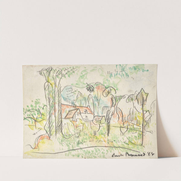 Paysage (1888) by Emile Bernard