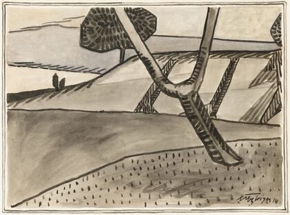 Paysage à l’arbre