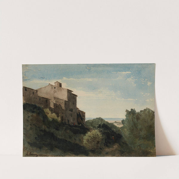 Paysage à l’Arricia (près de Rome) by Henri-Joseph Harpignies