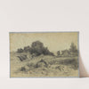 Paysage à Marlotte (Fontainebleau) (1856) by Henri-Joseph Harpignies