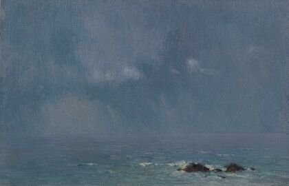 Paysage Aux Deux Rochers