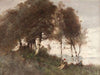 Paysage aux lavandières