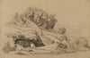 Paysage avec femme et enfant