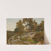Paysage boisé by Émile van Marcke