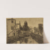 Paysage champêtre avec un petit pont by Arthur-Joseph Gueniot
