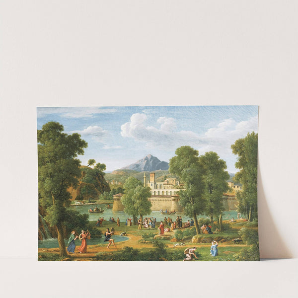 Paysage classique avec des personnages (1844) by Jean-Joseph-Xavier Bidauld