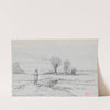 Paysage de Bercenay by Nicolas Louis Cabat