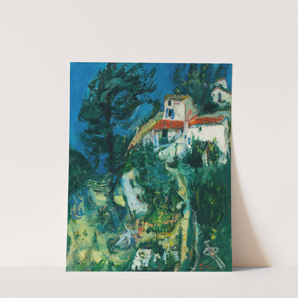Paysage de Cagnes (circa 1924) by Chaïm Soutine
