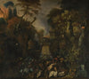 Paysage de cimetière la nuit