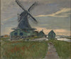 Paysage de Hollande au moulin