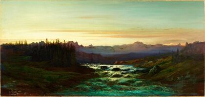 Paysage de Montagnes (Mountain Landscape) (1868)