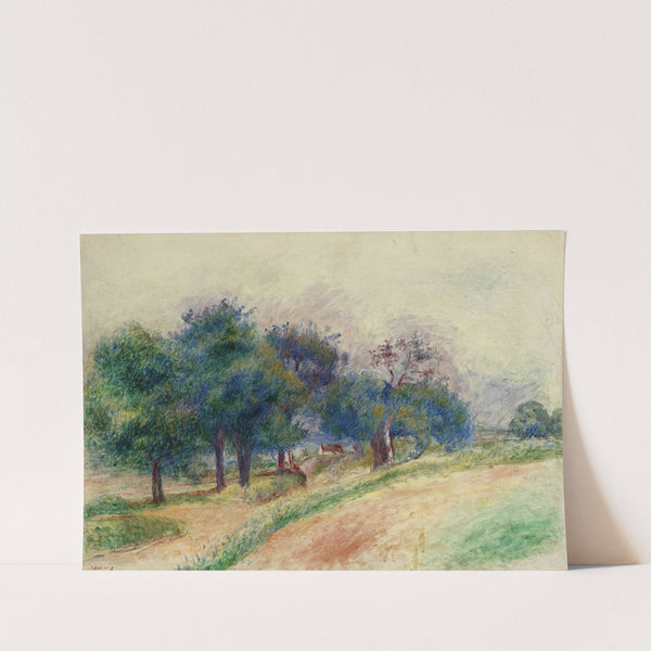 Paysage d&#039;Essoyes by Pierre-Auguste Renoir