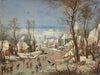 Paysage d’hiver Ã  la trappe aux oiseaux, d’aprÃ¨s Pieter Brueghel