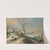 Paysage d&#039;hiver avec un moulin à vent by Joos de Momper