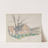Paysage D’hiver (circa 1885) by Paul Cézanne