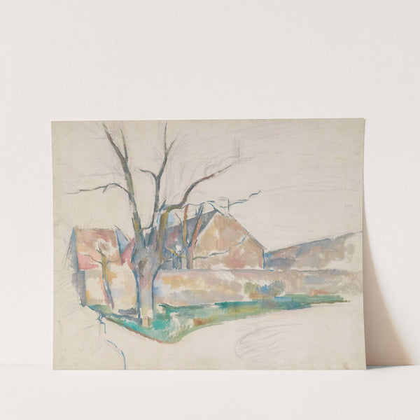 Paysage D’hiver (circa 1885) by Paul Cézanne
