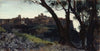 Paysage d’Italie. Village au crépuscule (1859-1860)