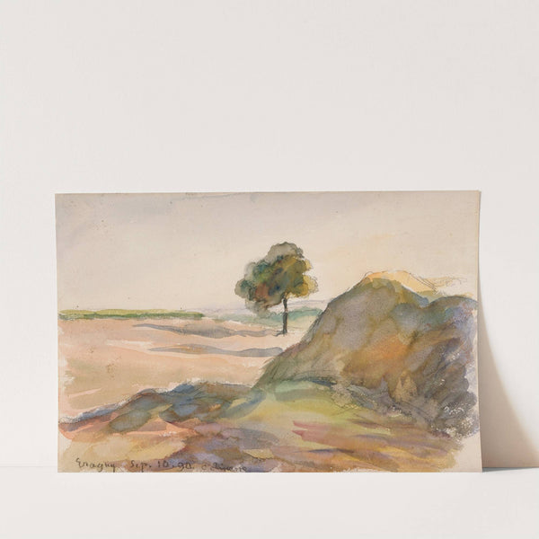 Paysage (Eragny) (1890) by Camille Pissarro