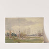 Paysage fluvial by Jeanne Jegou-Cadart