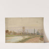 Paysage fluvial by Jeanne Jegou-Cadart