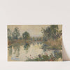 Paysage lacustre au cours d&#8217;eau by Jeanne Jegou-Cadart