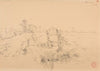 Paysage normand avec barrière